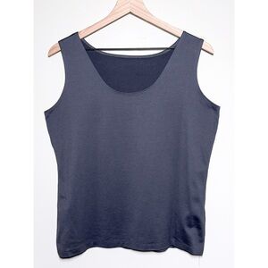 A’nue Ligne Tactel Tank Top Sleeveless Blouse Grey Women’s Size 12